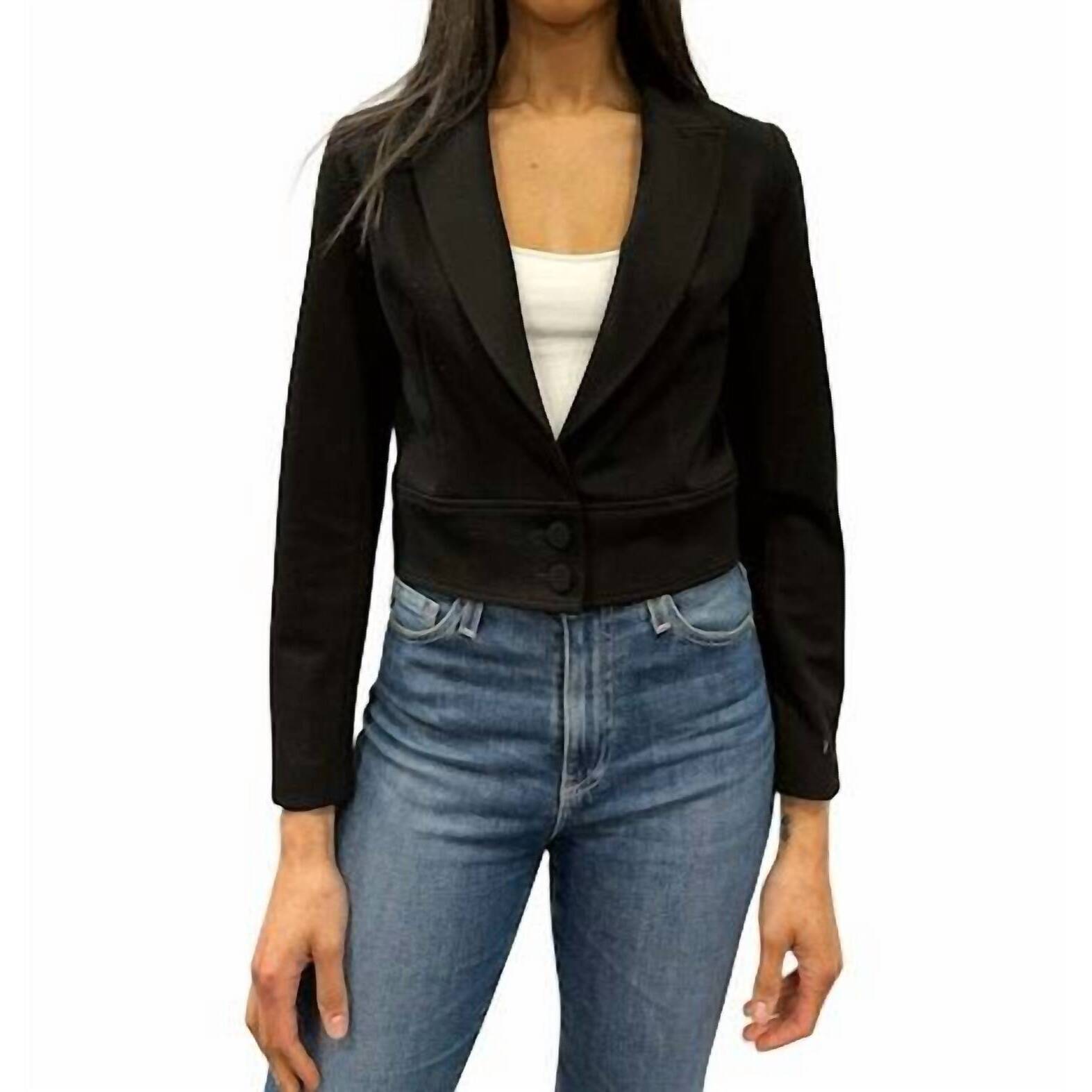New Drew Wisteria Jacket In Black